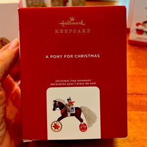 NIB Hallmark A Pony for Christmas 2020 keepsake ornament. 23rd in the series.